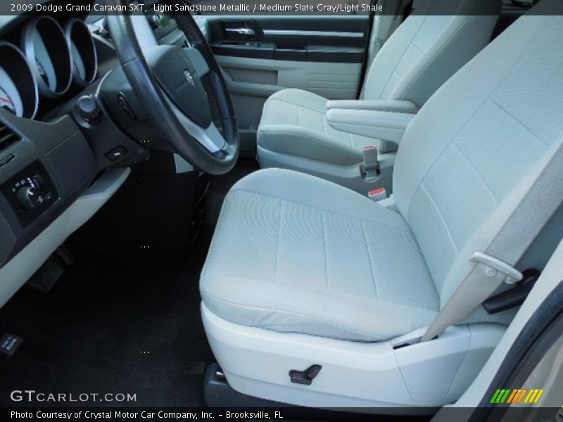 Light Sandstone Metallic / Medium Slate Gray/Light Shale 2009 Dodge Grand Caravan SXT