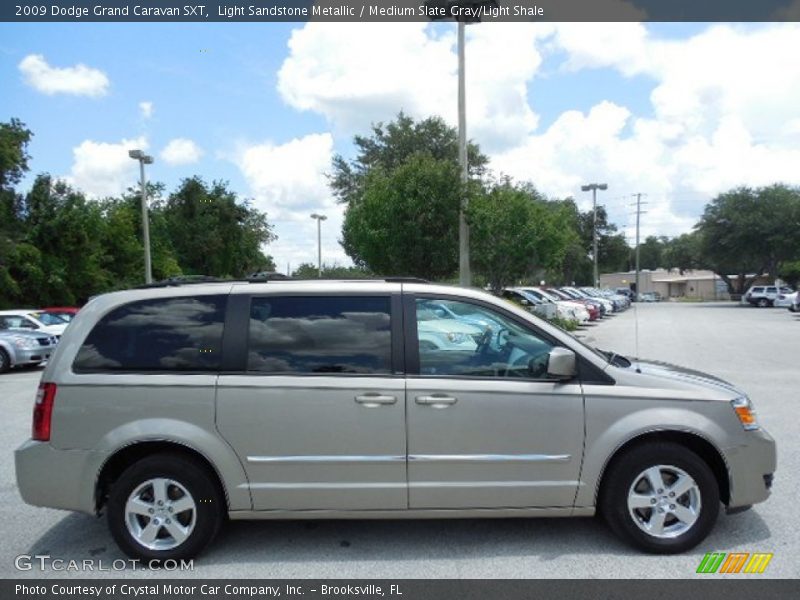 Light Sandstone Metallic / Medium Slate Gray/Light Shale 2009 Dodge Grand Caravan SXT