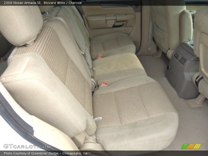 Rear Seat of 2009 Armada SE