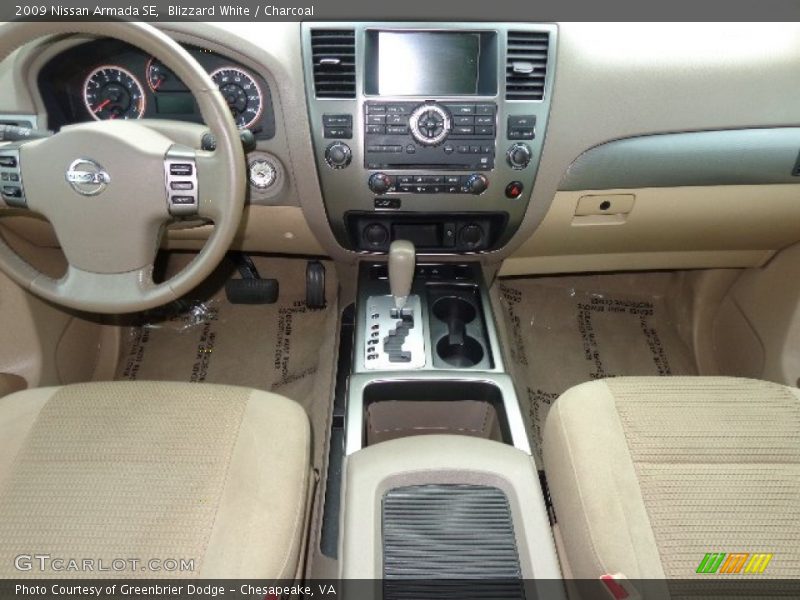 Dashboard of 2009 Armada SE