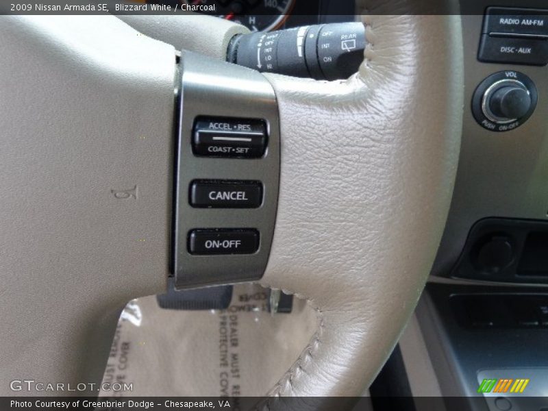 Controls of 2009 Armada SE
