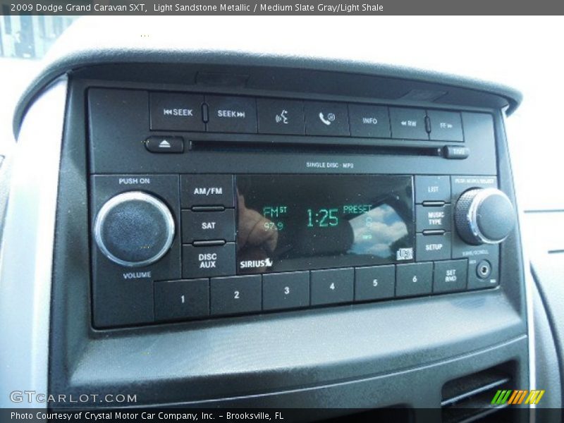 Light Sandstone Metallic / Medium Slate Gray/Light Shale 2009 Dodge Grand Caravan SXT