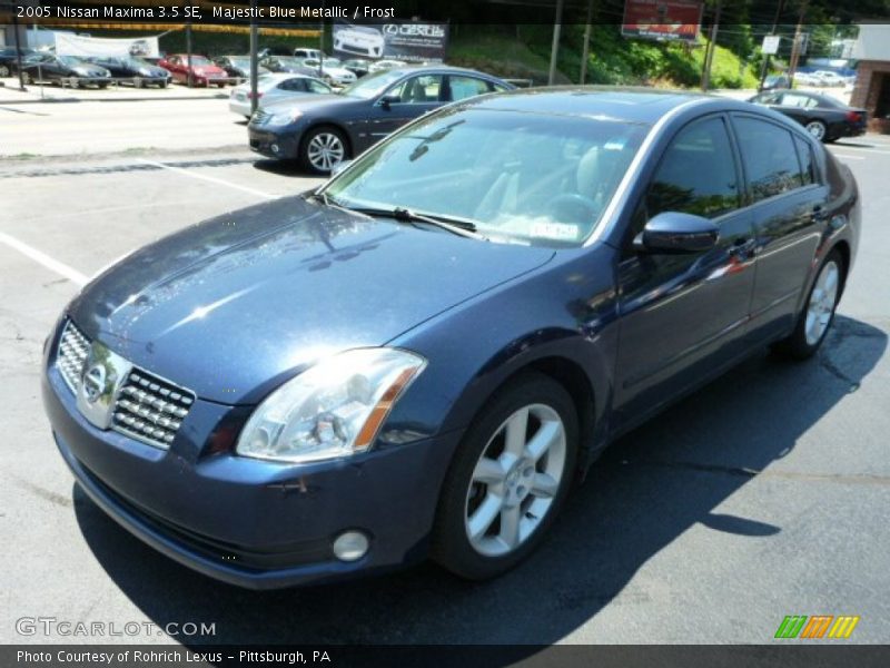 Majestic Blue Metallic / Frost 2005 Nissan Maxima 3.5 SE