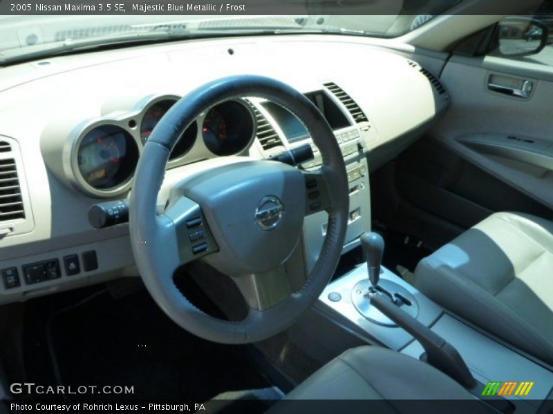 Majestic Blue Metallic / Frost 2005 Nissan Maxima 3.5 SE