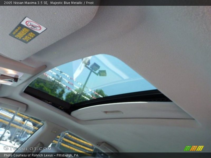 Majestic Blue Metallic / Frost 2005 Nissan Maxima 3.5 SE