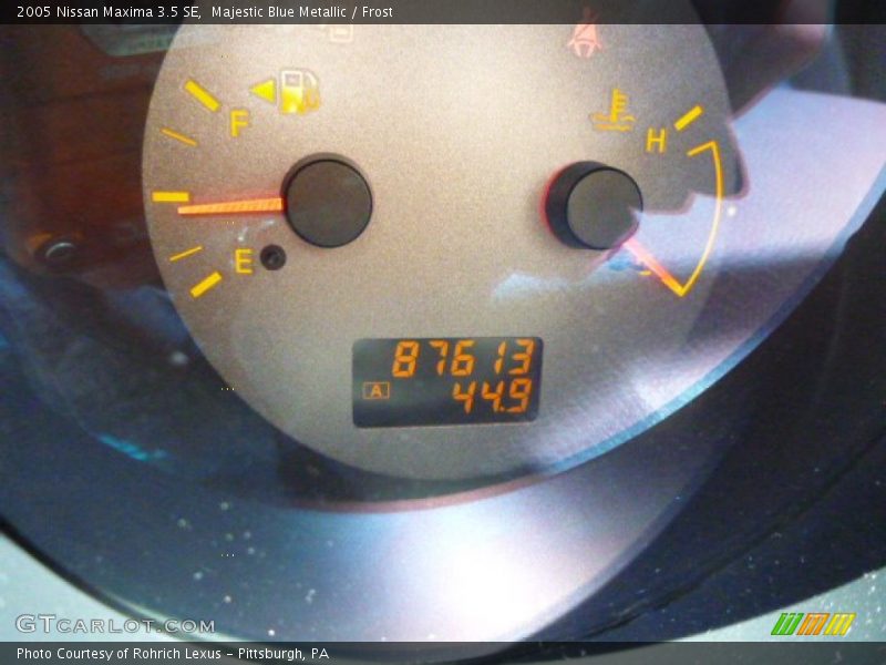 Majestic Blue Metallic / Frost 2005 Nissan Maxima 3.5 SE