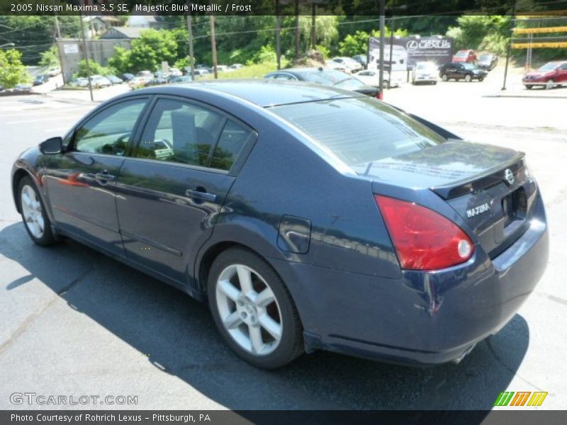 Majestic Blue Metallic / Frost 2005 Nissan Maxima 3.5 SE