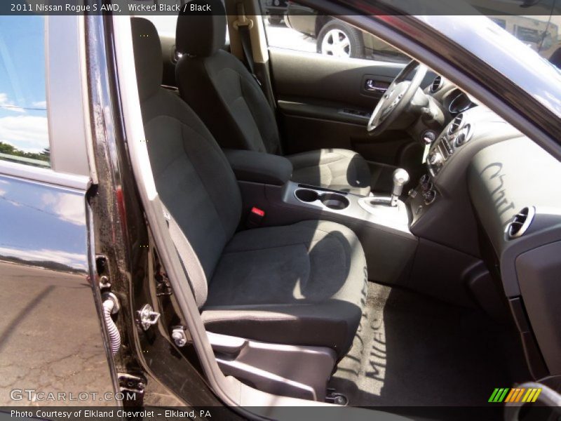 Wicked Black / Black 2011 Nissan Rogue S AWD
