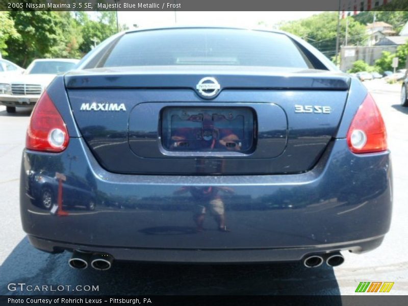 Majestic Blue Metallic / Frost 2005 Nissan Maxima 3.5 SE