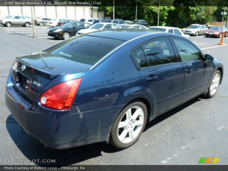 Majestic Blue Metallic / Frost 2005 Nissan Maxima 3.5 SE