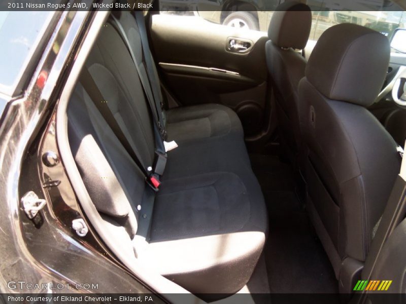 Wicked Black / Black 2011 Nissan Rogue S AWD