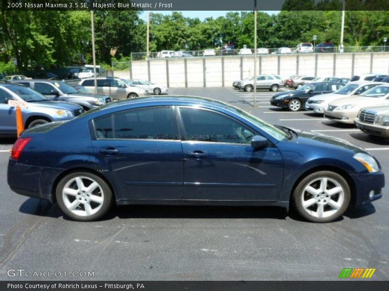 Majestic Blue Metallic / Frost 2005 Nissan Maxima 3.5 SE