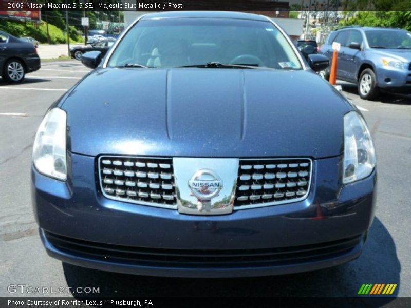 Majestic Blue Metallic / Frost 2005 Nissan Maxima 3.5 SE