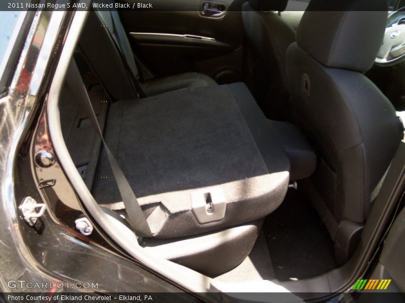 Wicked Black / Black 2011 Nissan Rogue S AWD