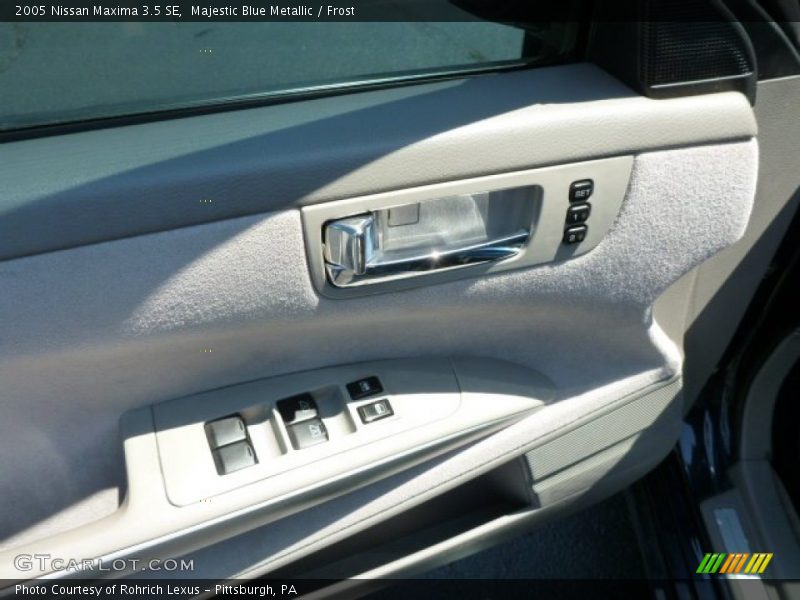 Majestic Blue Metallic / Frost 2005 Nissan Maxima 3.5 SE