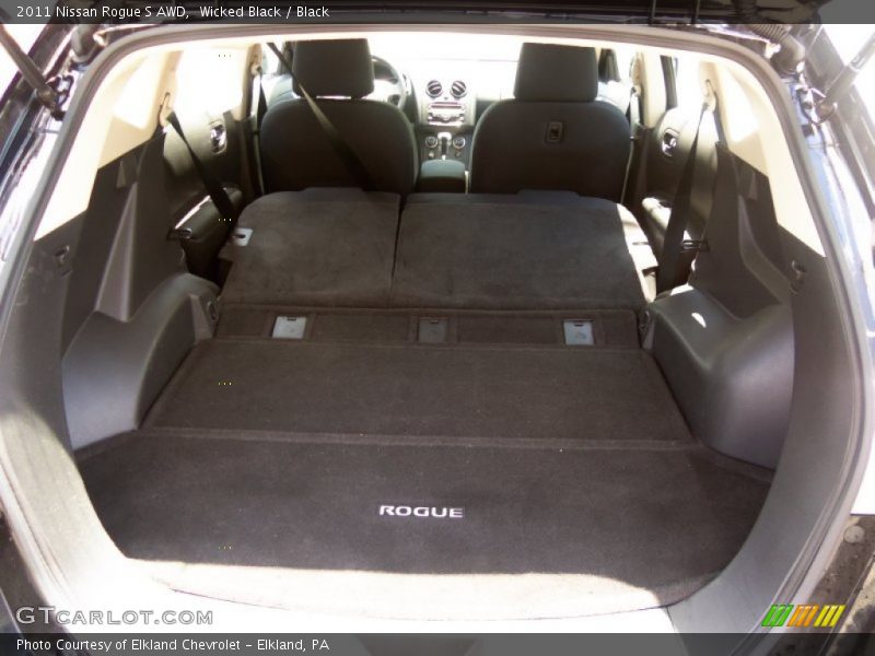 Wicked Black / Black 2011 Nissan Rogue S AWD