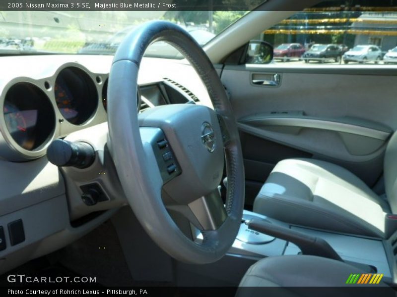 Majestic Blue Metallic / Frost 2005 Nissan Maxima 3.5 SE