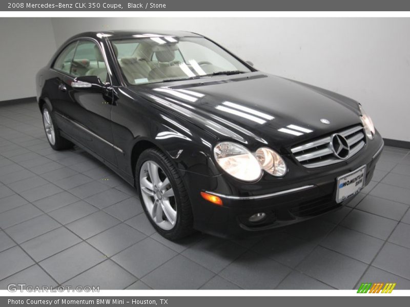 Black / Stone 2008 Mercedes-Benz CLK 350 Coupe