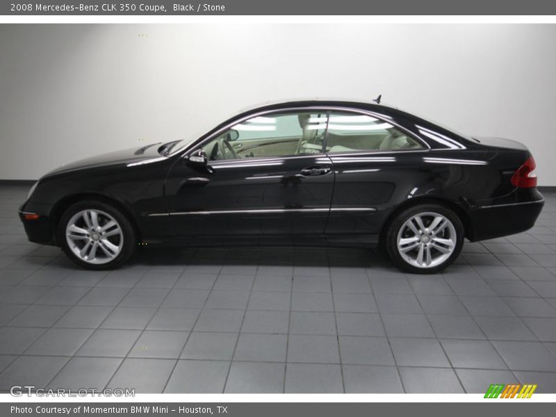 Black / Stone 2008 Mercedes-Benz CLK 350 Coupe