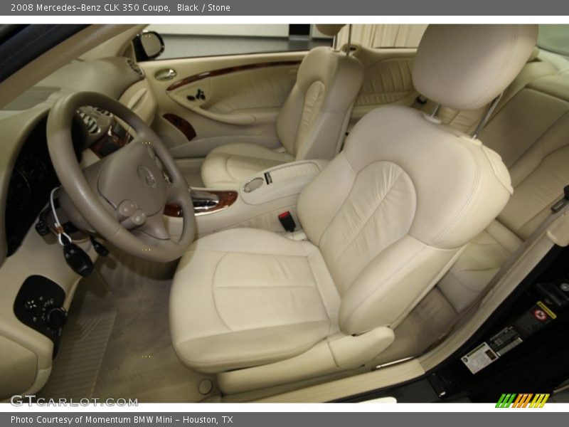 Black / Stone 2008 Mercedes-Benz CLK 350 Coupe