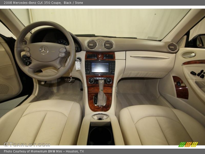 Black / Stone 2008 Mercedes-Benz CLK 350 Coupe