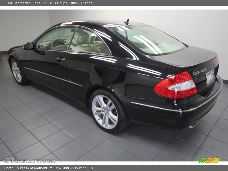 Black / Stone 2008 Mercedes-Benz CLK 350 Coupe