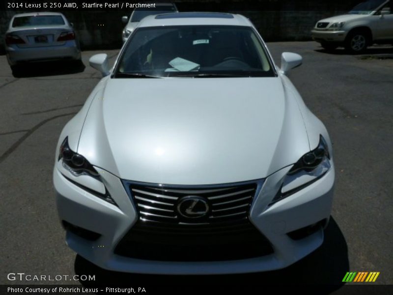 Starfire Pearl / Parchment 2014 Lexus IS 250 AWD