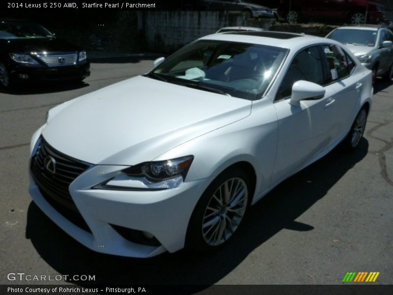 Starfire Pearl / Parchment 2014 Lexus IS 250 AWD