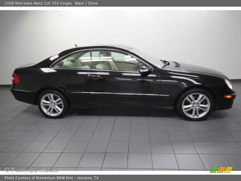 Black / Stone 2008 Mercedes-Benz CLK 350 Coupe