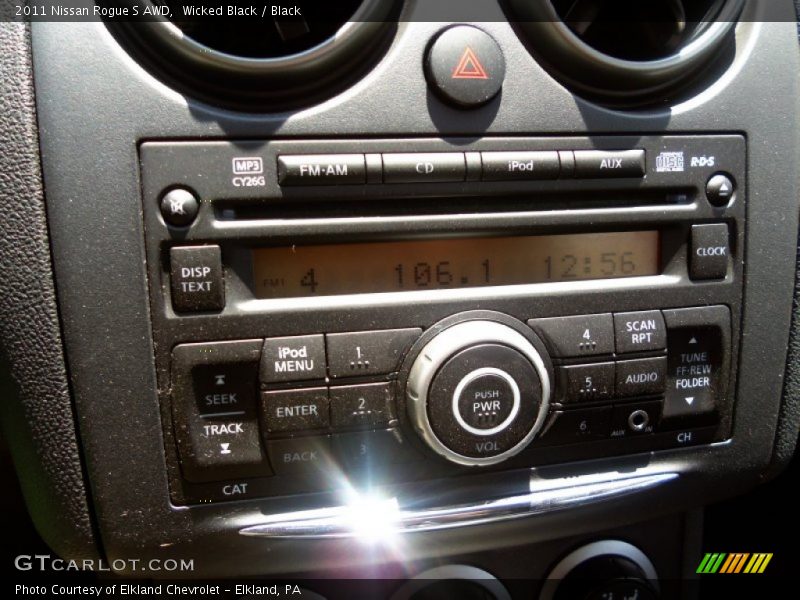 Wicked Black / Black 2011 Nissan Rogue S AWD