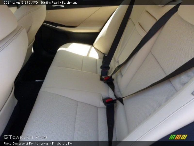 Rear Seat of 2014 IS 250 AWD