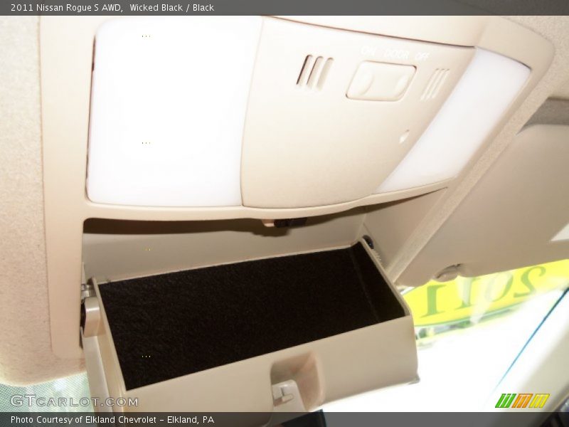 Wicked Black / Black 2011 Nissan Rogue S AWD