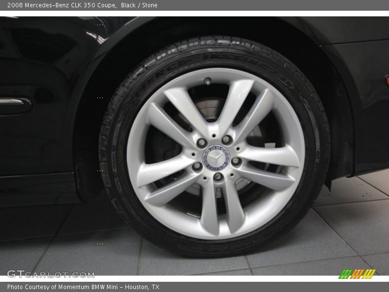 Black / Stone 2008 Mercedes-Benz CLK 350 Coupe