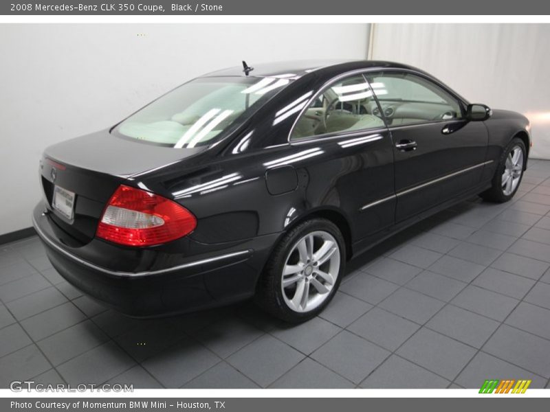 Black / Stone 2008 Mercedes-Benz CLK 350 Coupe