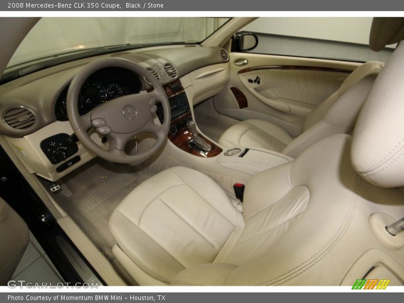 Black / Stone 2008 Mercedes-Benz CLK 350 Coupe