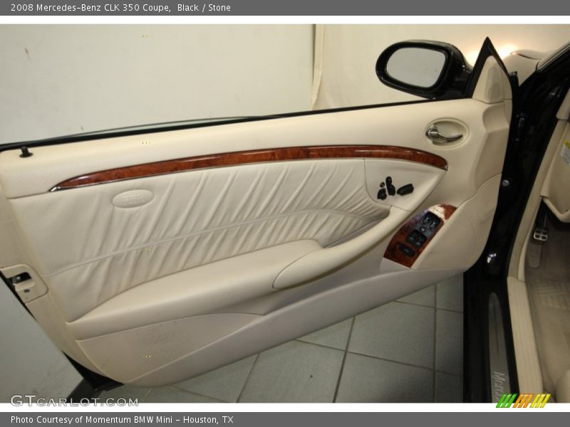 Black / Stone 2008 Mercedes-Benz CLK 350 Coupe