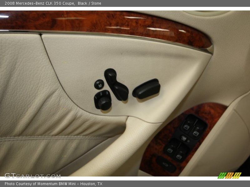 Black / Stone 2008 Mercedes-Benz CLK 350 Coupe