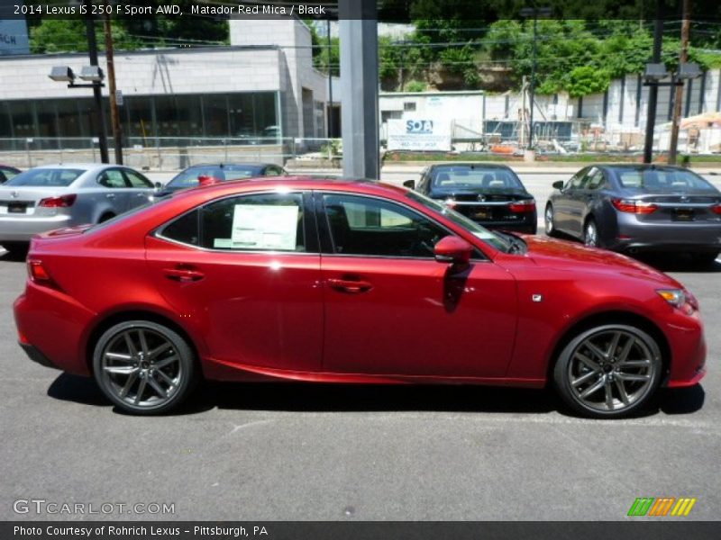 2014 IS 250 F Sport AWD Matador Red Mica