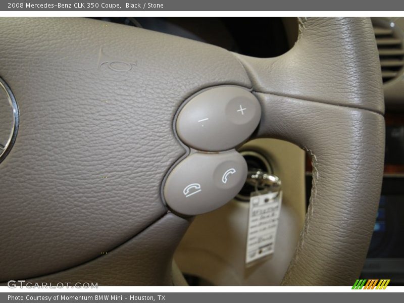 Black / Stone 2008 Mercedes-Benz CLK 350 Coupe