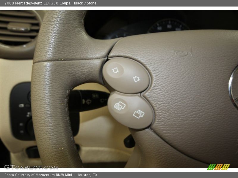 Black / Stone 2008 Mercedes-Benz CLK 350 Coupe