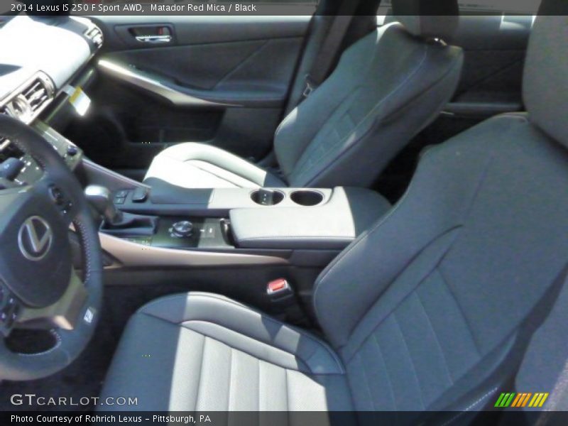 Front Seat of 2014 IS 250 F Sport AWD