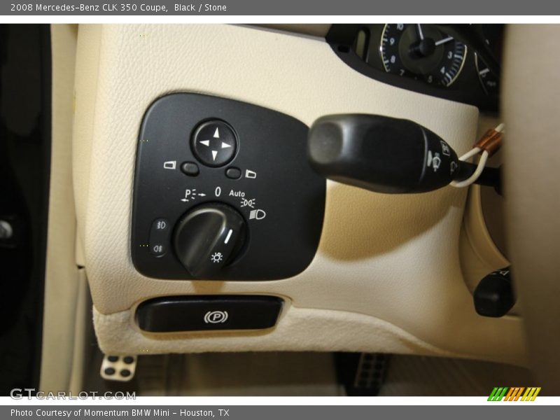 Black / Stone 2008 Mercedes-Benz CLK 350 Coupe