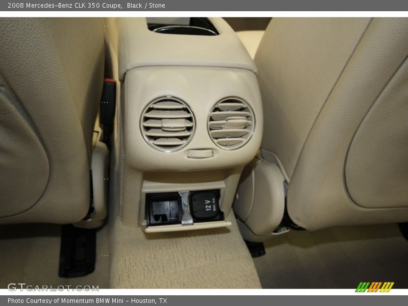 Black / Stone 2008 Mercedes-Benz CLK 350 Coupe