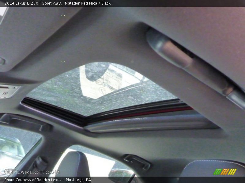 Sunroof of 2014 IS 250 F Sport AWD