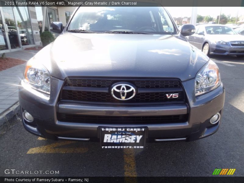 Magnetic Gray Metallic / Dark Charcoal 2011 Toyota RAV4 V6 Sport 4WD