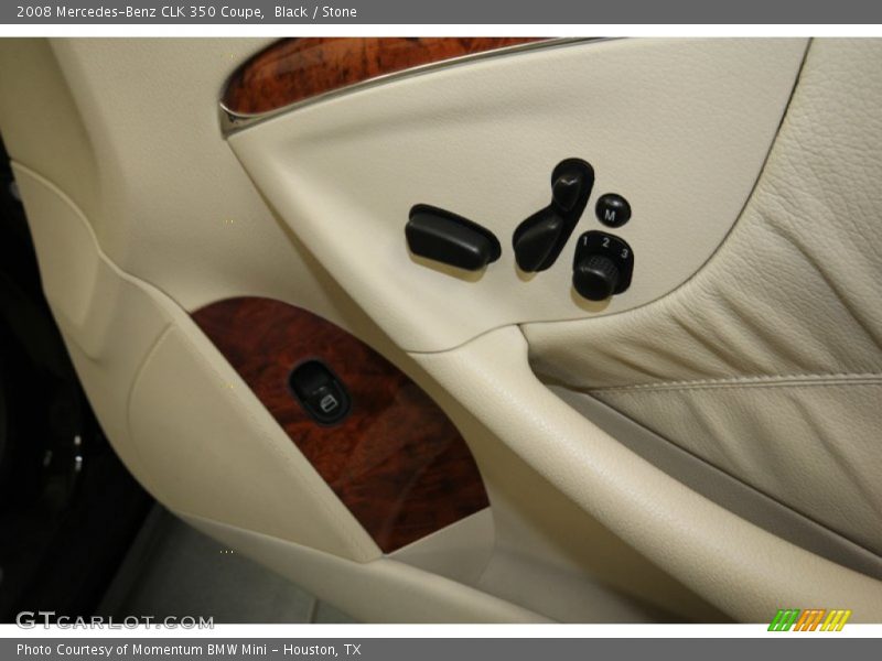 Black / Stone 2008 Mercedes-Benz CLK 350 Coupe
