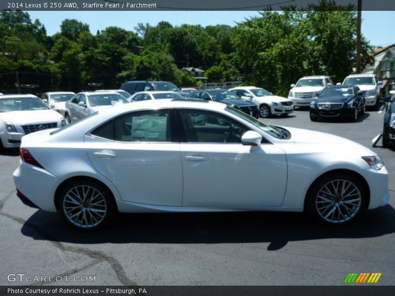 Starfire Pearl / Parchment 2014 Lexus IS 250 AWD