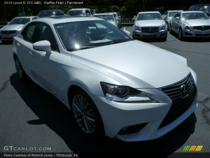Starfire Pearl / Parchment 2014 Lexus IS 250 AWD