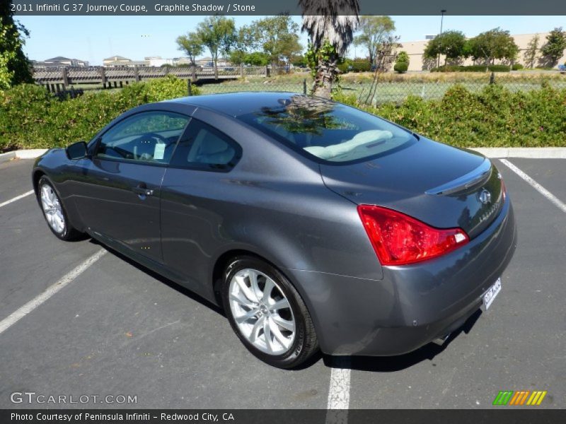 Graphite Shadow / Stone 2011 Infiniti G 37 Journey Coupe