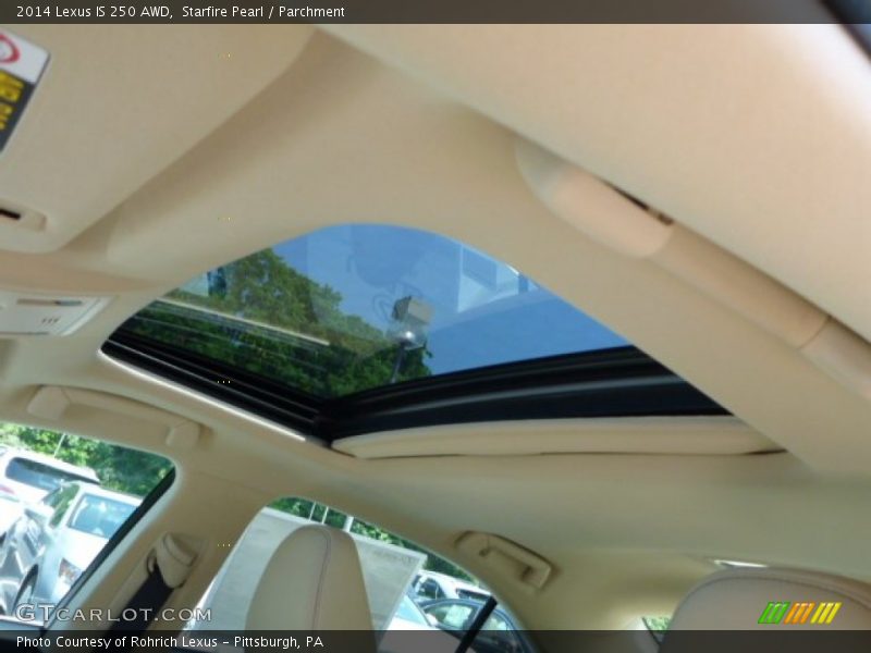 Sunroof of 2014 IS 250 AWD